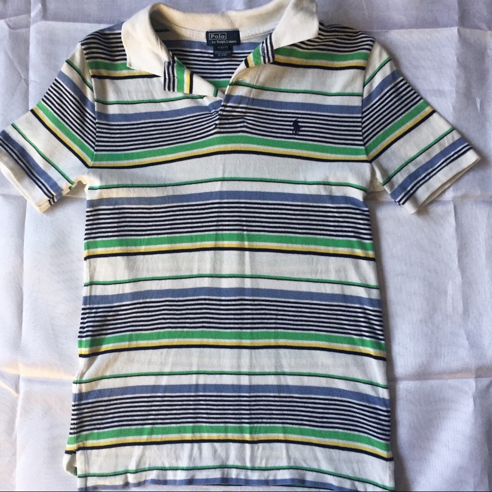 Boys polo Ralph Lauren sz med striped polo
